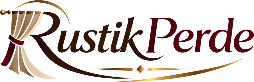 Ahşap ve metal rustik perde sistemleri, perde başlıkları ve setleri üreticisi Rustik Perde resmi logosu.
