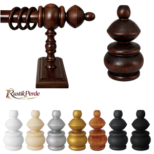 Badem Rustik Perde Başlığı