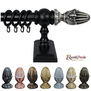 Divan Rustik Perde Başlığı