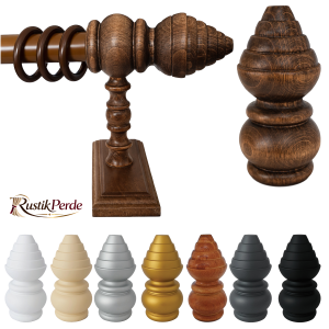 Nakkaş Rustik Perde Başlığı